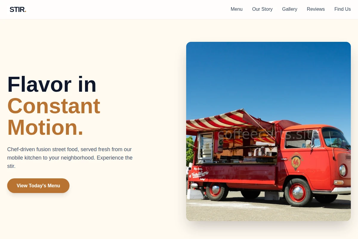 Stir Food Truck